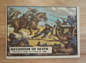 Tarjeta coleccionable Messenger of Death 1962 Topps Civil War News #26 - Imagen 1 de 2