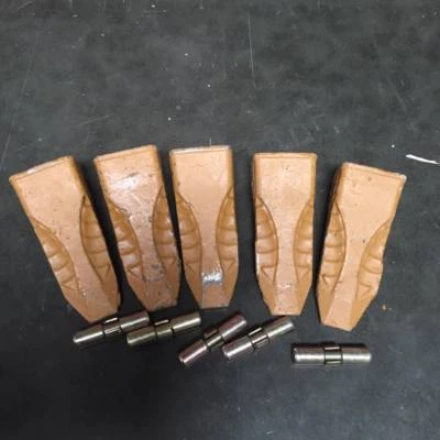 5 PC 20X-70-14160 BUCKET TEETH,20X-70-14170 PIN,20X-70-14180 SPRING FIT KOMATSU  - Image 1 of 2