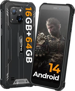 Smartphone Da Lavoro 16GB+64GB/1TB Indistruttibile, 6" Fotocamera Impermeabile - Foto 1 di 10