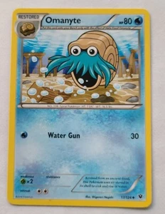 XY Series Fates Collide - Omanyte 17/124 UNCOMMON Pokemon Card TCG CCG Nintendo - Picture 1 of 1