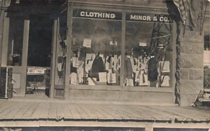 OH-Columbus, Ohio-RPPC-View of Minor & Co. Tienda de ropa 1908 A36 - Imagen 1 de 2