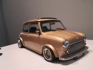 1 : 12 !!! nicht 1:18... Mini Cooper gold 13 Zoll Felgen BBS Umbau / Tuning - Bild 1 von 18