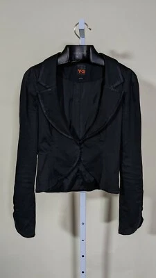 Y-3 Yohji Yamamoto Adidas Black Tuxedo Jacket  Foto 1 de 4