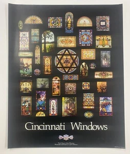"Póster de Cincinnati Windows - DE COLECCIÓN - 24"" X 36""" - Imagen 1 de 1