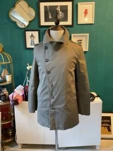 JOHN RICHMOND HERREN ARMEE GRÜN MILITÄRSTIL TRENCHCOAT GRÖSSE 48 - Bild 1 von 7
