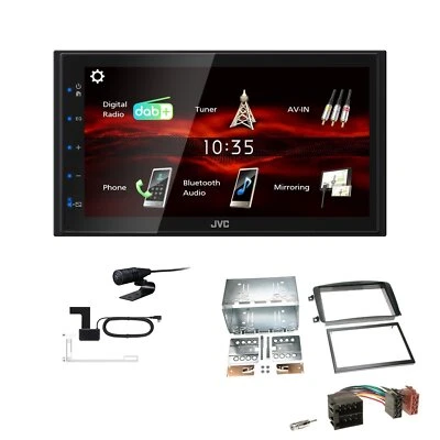 JVC Bluetooth DAB+ Autoradio für Mercedes Benz Vito Viano 2003-2006 ISO - Bild 1 von 4