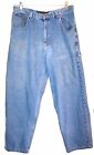 Oxygen Blue Jean Denim Carpenters Pants Jeans 100% Cotton Sz 38 Waist 32 Inseam