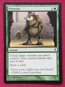 Magic The Gathering CONSPIRACY PROVOKE green card MTG - Picture 1 of 2