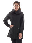 Brunotti Parka Sports Coat Casual Jacket Black Long Hood Waterproof