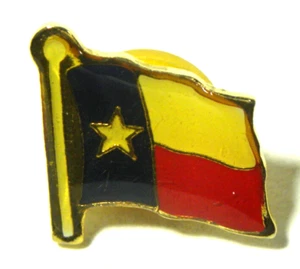 Vintage Texas State Flag Pin Travel Souvenir Hat Lapel - Picture 1 of 3