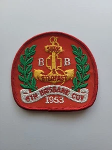 Vintage Sure BOYS BRIGADE Stedfast 1953 - 6th Brisbane Coy Sew On Patch - Picture 1 of 2