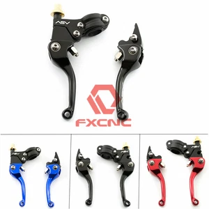 Brake Master Cylinder Reservoir Clutch Lever For KX KXF RMZ DRZ Dirt Pivot Bikes - Picture 1 of 12