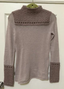 NWOT Tory Burch Womens Light Pink Wool Alpaca Blend Sweater Size XS - Picture 1 of 8
