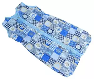 Amigos Baby Kinder Schlafsack Sommer 90 cm Bär Hase Vogel Blau, 100 Baumwolle - Bild 1 von 2