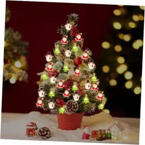 Christmas String Lights, 10 FT 30 LED Christmas Tree Santa Snowman Lights - Picture 1 of 8