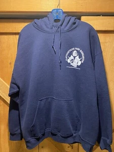 Plattduetsche Park Biergarten Bier Sweatshirt Hoodie Herren Gr. XL dunkelblau - Bild 1 von 3