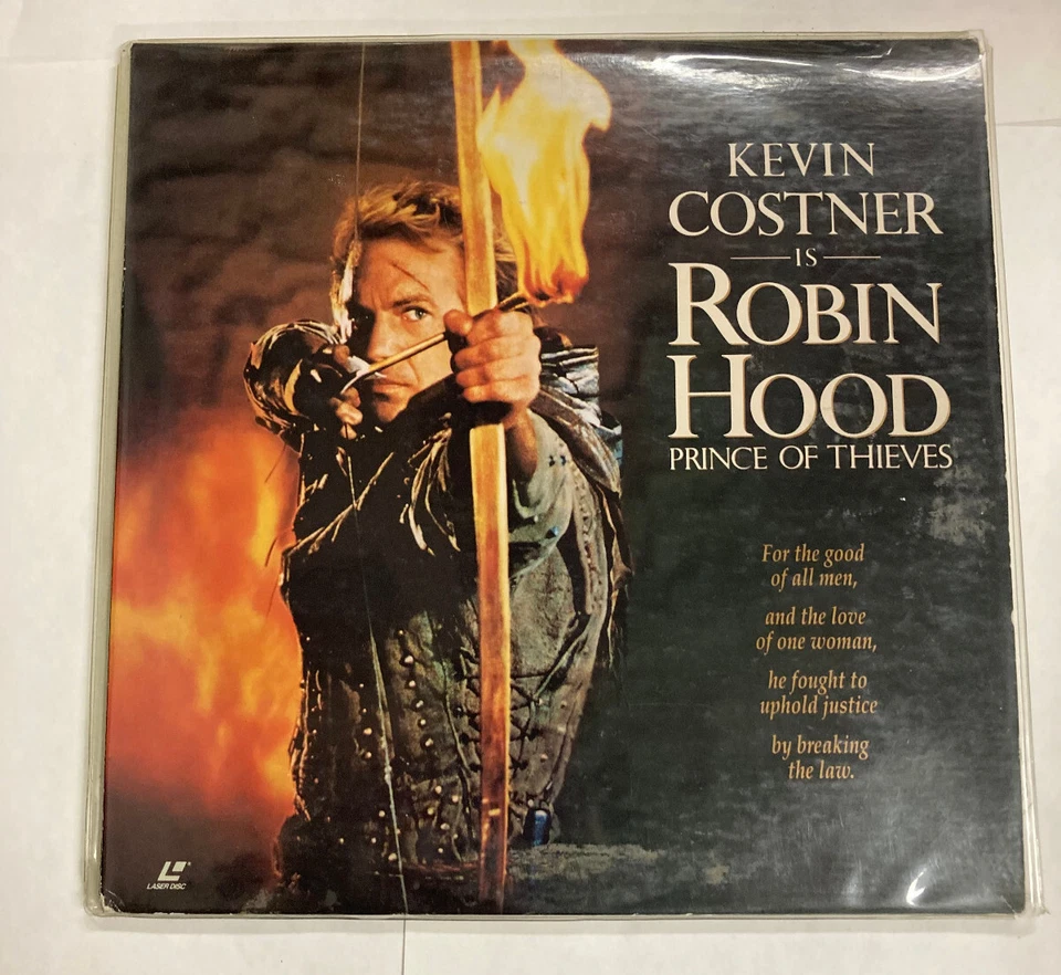 Robin Hood: Prince of Thieves (Laserdisc, 1991) Foto 1 de 1