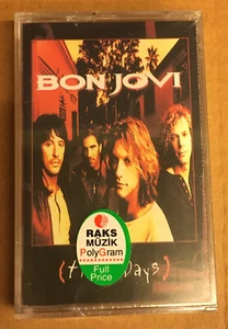 BON JOVI - THESE DAYS (1995) SEALED CASSETTE MADE IN TURKEY - Picture 1 of 2