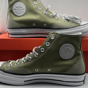 Scarpe Converse Chuck 70 Multi-Stitch Hi A07435C Mossy Sloth Green nuove con scatola uomo 10,5 - Foto 1 di 10