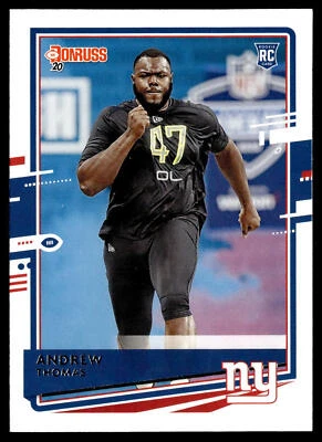 2020 Donruss #253 Andrew Thomas - Image 1 of 2