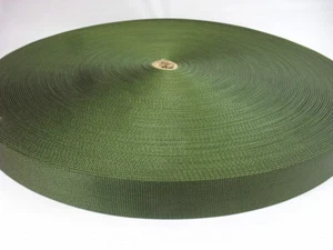 30 Yards 1 3/4 Militär Typ super schwer Nylon Gurtband Außendurchmesser grün ca. 3 mm - Bild 1 von 2
