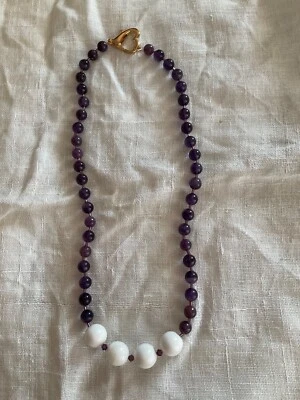 Halskette Edelsteine - Bild 1 von 4