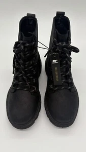 Women's Sorel Lennox Leather Lace Up Ankle Boot Waterproof (Size 5) - Picture 1 of 5