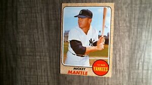 1968 Topps Baseball card # 280 Mickey Mantle NM