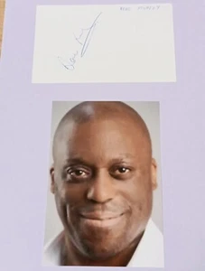 Dave Fishley English Actor Original Signature On Postcard With Photo - Picture 1 of 1