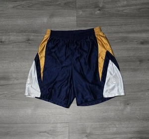 Vintage 90’s Nike Dazzle Basketball Shorts Youth Large Blue Yellow White Shiny - Picture 1 of 12