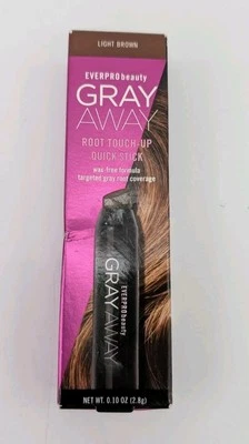 Everpro Beauty GRAY AWAY Root Touch-Up Quick Stick MARRÓN CLARO  Foto 1 de 2