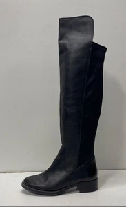 Andre Assous Black Solid Tall Boots Women Size 7.5 - Picture 1 of 6
