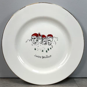 Merry Masterpieces 1999 Dayton Hudson Christmas 8" Salad Plate Jingle Bell Rock - Picture 1 of 5