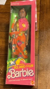 1987 Barbie Island Fun Christie African American Doll Mattel #4092 Neu in OVP siehe Bilder - Bild 1 von 6