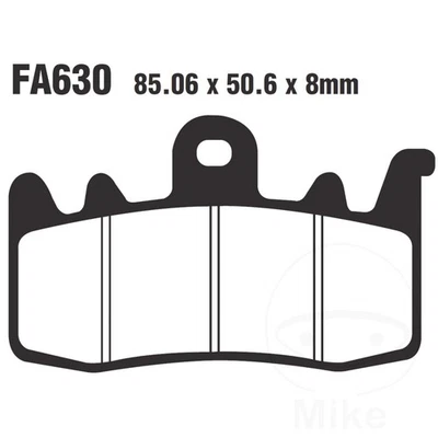 Pastillas de freno delanteras EBC sinterizadas EPFA EPFA630HH aptas para Indian Scout 1250 101 2024-2025 Foto 1 de 4