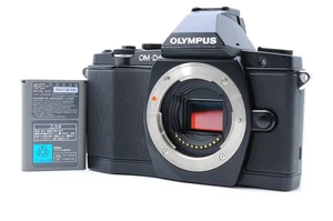 Near Mint Olympus OM-D E-M5 Digital Mirrorless Camera Black Body Shutter 8870 - Picture 1 of 23
