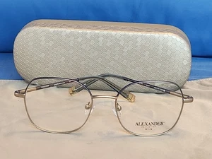 New Women's Petite Alexander Eyeglass Frame Rita Mist Metal 49-17-135 - Picture 1 of 18