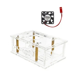 Für OrangePi 5Pro Acrylgehäuse für OrangePi 5 Pro Transparentes Acrylgehäus2387 - Bild 1 von 10