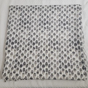 Copripiumino intero/regina West olmo stampato a pois grigio perla MCM 100% cotone biologico - Foto 1 di 5