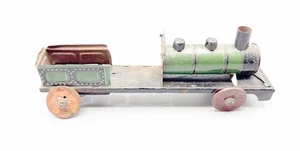 1910 German Penny Toy Train, Tin Litho Locomotive Base for Restoration - Picture 1 of 8