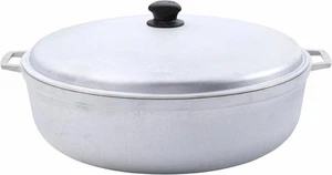 IMUSA GAU-80508 Jumbo Traditional Natural Caldero for Cooking 18 Qt, Silver - Picture 1 of 9