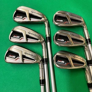 TaylorMade M6 Iron Set 6pcs 5-Pw Flex S Stiff Fubuki TM6 Golf Clubs - Picture 1 of 12