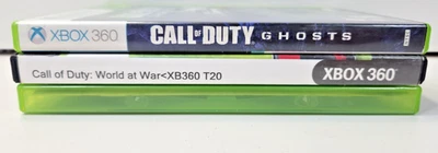 LOTE 3 XBOX 360 CALL OF DUTY FANTASMAS NO PROBADOS MUNDO EN GUERRA MW3 Foto 1 de 4