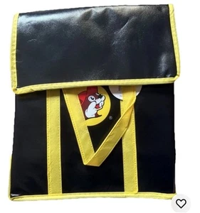 NEW Buc-ee's Black Insulated Cooler Tote Zipper Bag 14x11x7 - Picture 1 of 6