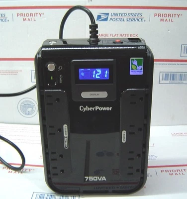 CyberPower Intelligent LCD 750VA UPC 420W 8 Outlet NO BATTERY - Image 1 of 4