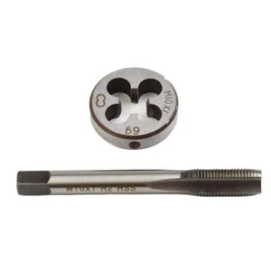 Tap & Die Set HSS M10 x 1mm Tap & M10 x 1mm Die Metric Thread Right Hand - Picture 1 of 11
