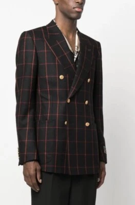 Gucci Striped Double Breasted Wool Blazer Jacket- BNWT- RRP$4,500 USD - Image 1 of 4
