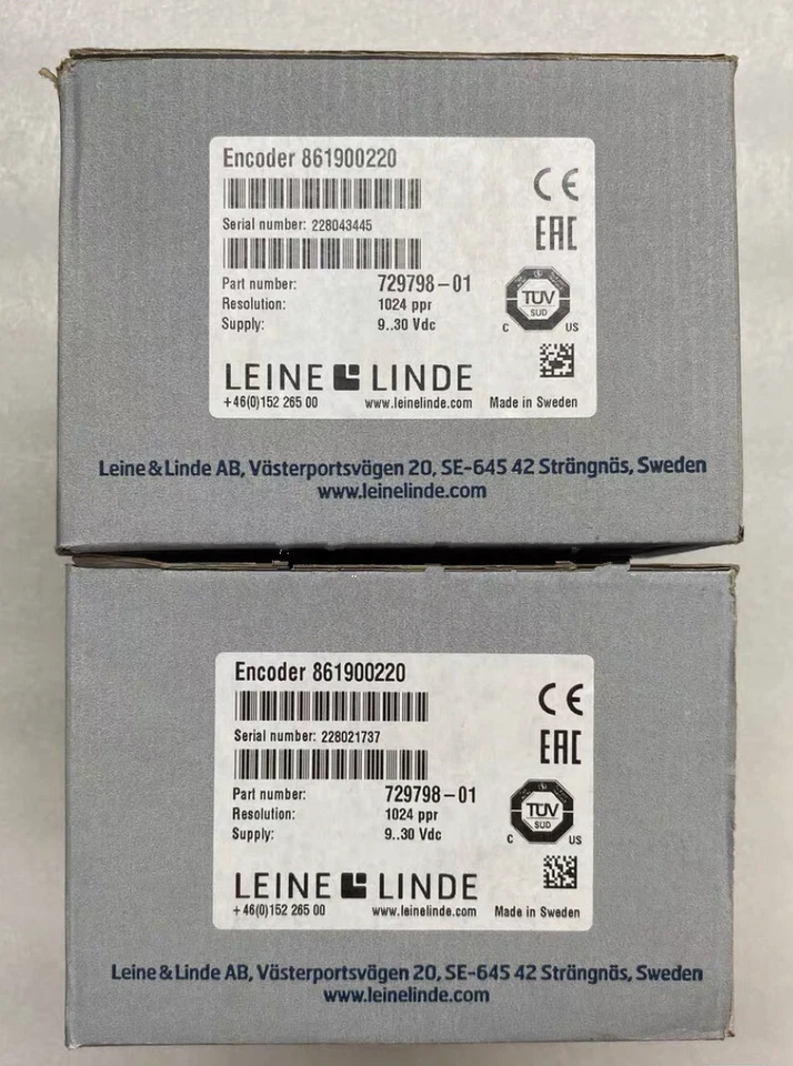 861900220-1024 729798-01 NEW LEINE&LINDE Encoder XHI 861900220-1024 729798-01 - Image 1 of 1