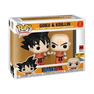 Funko Pop! Goku y Krillin (Dragonball) Paquete de 2 Anime Expo 2023 NUEVO Tema Canal - Imagen 1 de 2