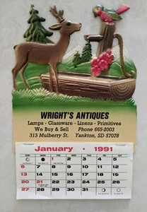 1991 Calendar, Wright's Antiques, Yankton South Dakota - Bild 1 von 4